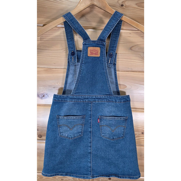 Levi's Overall Skirt Bib Youth Medium 10/12 - Picture 3 of 12